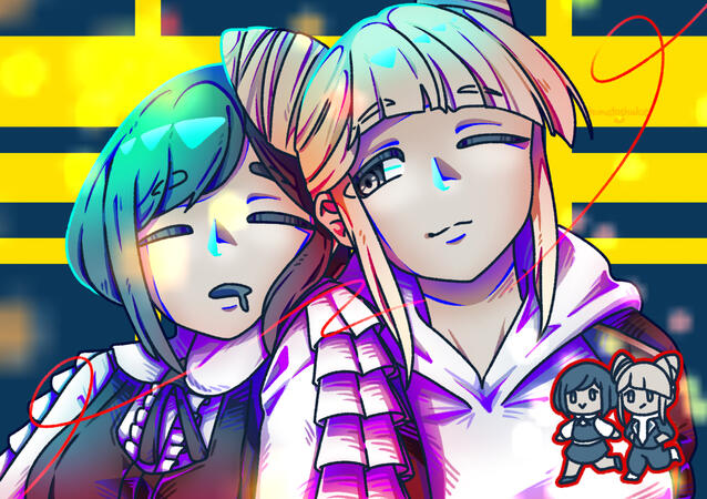 azami and jasmine on UMDC